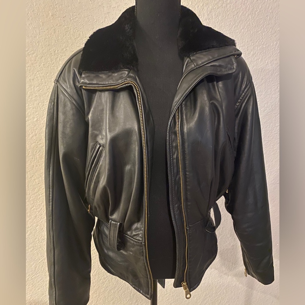 Vintage Andrew Marc Leather Jacket